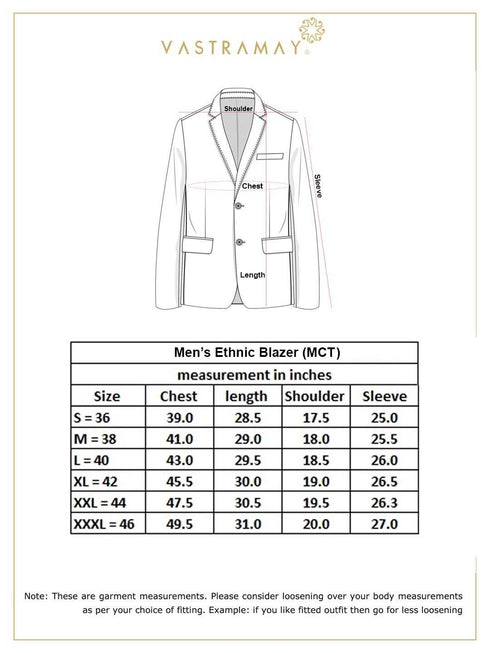 Men's Blue Velvet Schiflli Blazer
